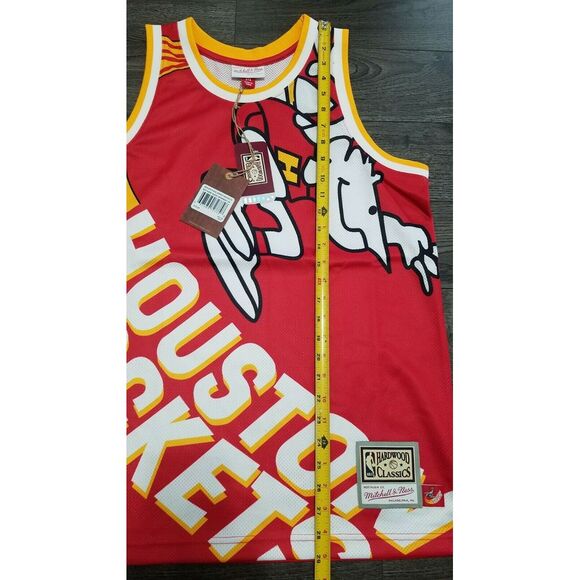 Mitchell & Ness Houston Rockets Jersey Mens MEDIUM Big Face Travis Scott Tank - Picture 7 of 7